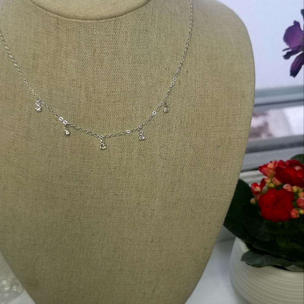 Dainty Crystal Necklace